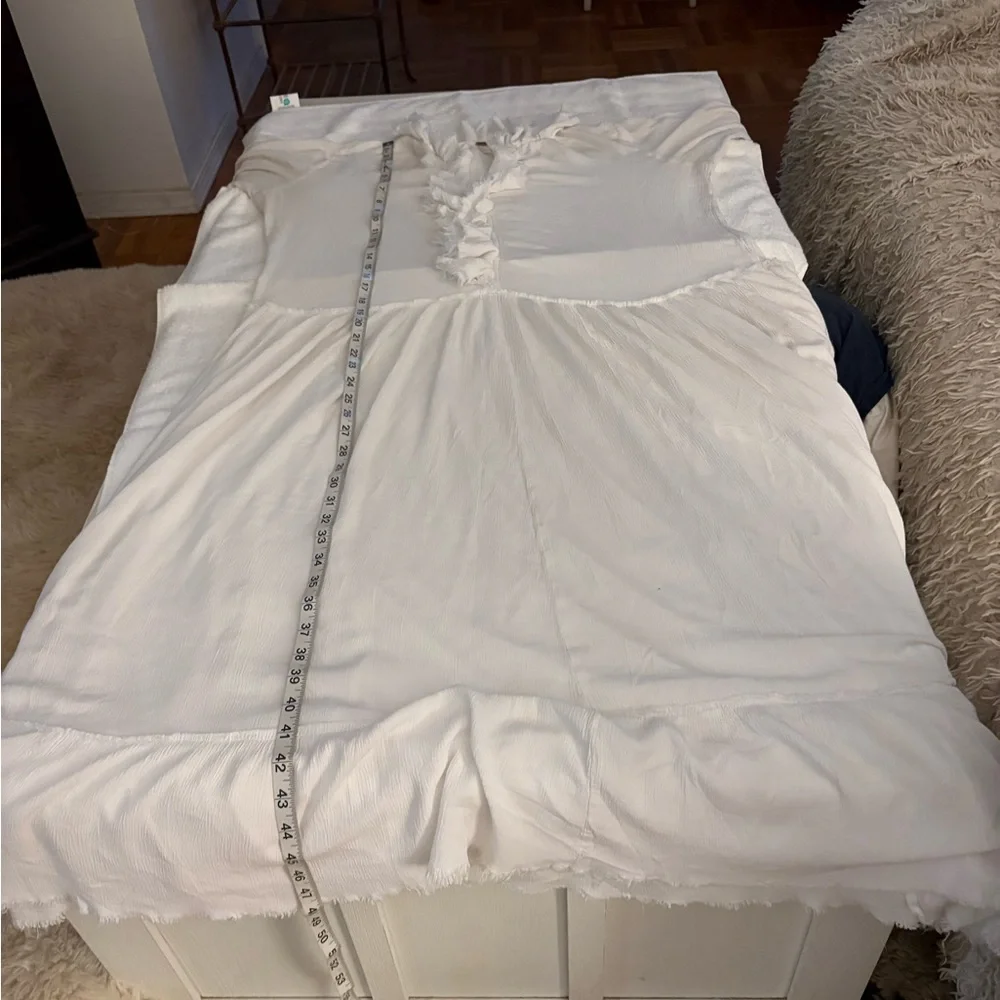 Free People Sweet Darlin White Ruffle Maxi Dress - Picture 9 of 13